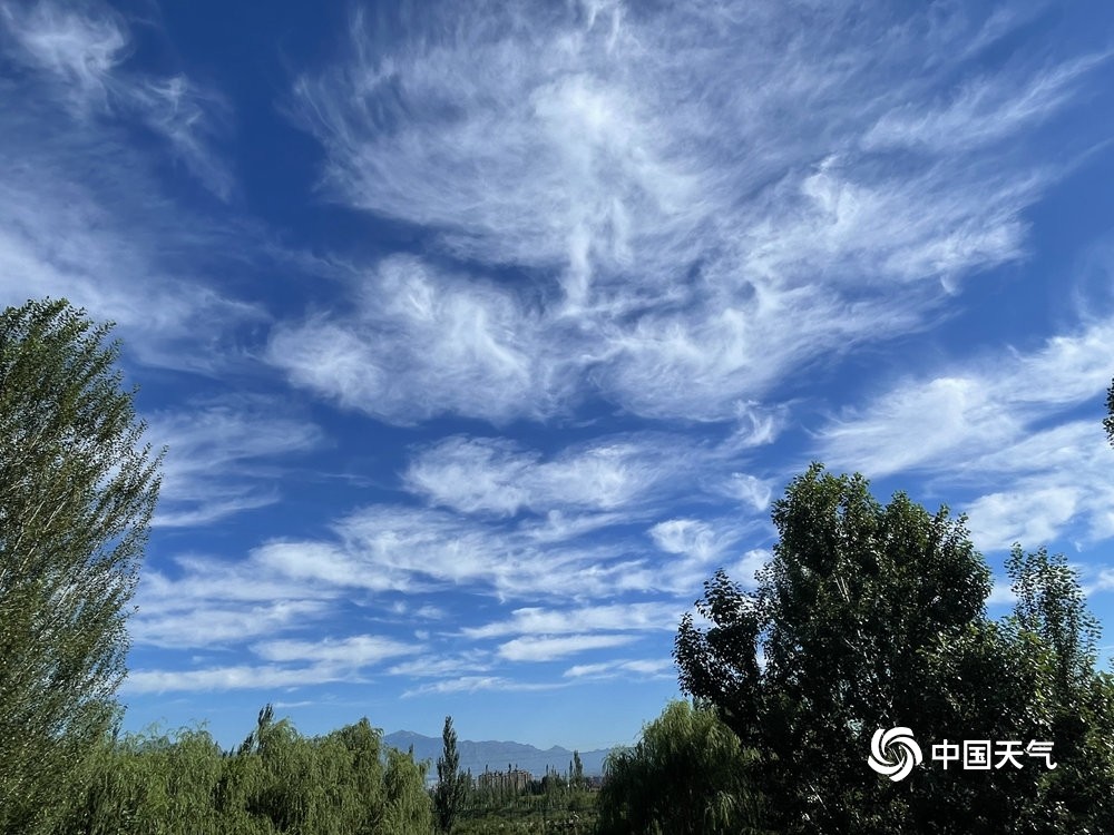 北京今晨天清气朗 空中遍布绝美毛卷云_腾讯新闻