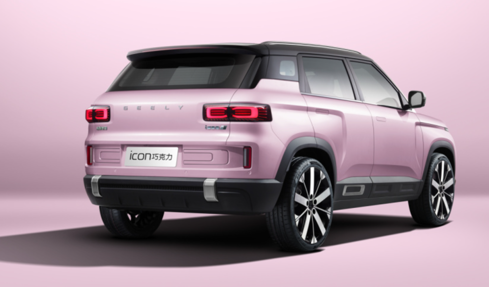 吉利icon巧克力新配色隐隐七分女人香