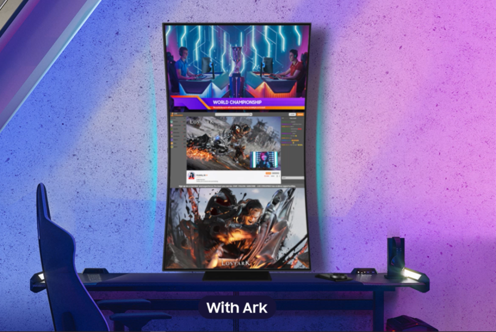 三星推出：55吋1000R超大曲面显示器Odyssey Ark