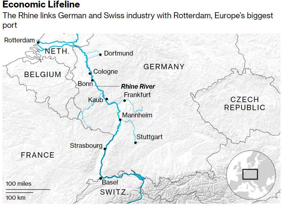 欧洲莱茵河地图图片