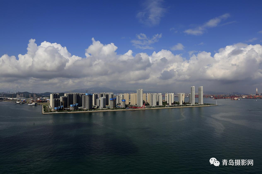 青島即墨古城全景嶗山腳下嶗山海岸線嶗山浮雲紅島高鐵站即墨藍色硅谷