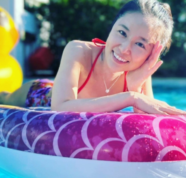 林心如一家三口度假!晒老公视角泳装照,与霍建华花式秀恩爱插图3