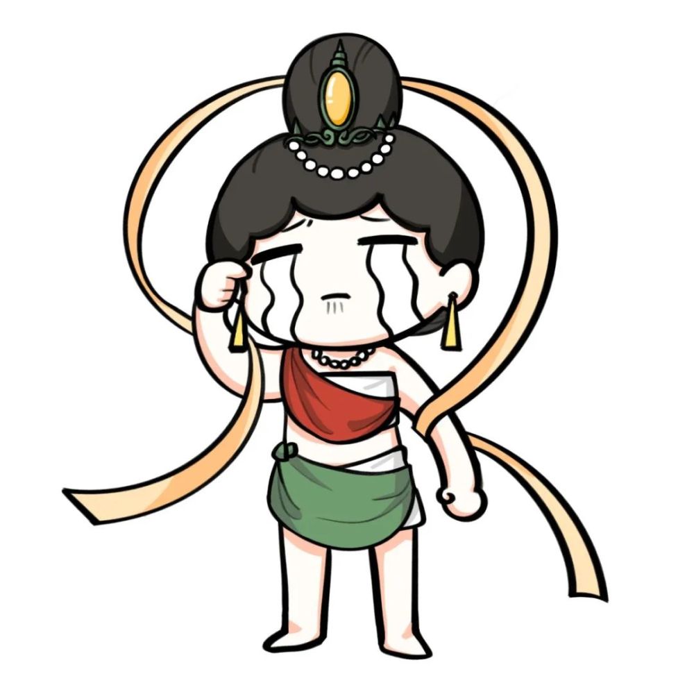飞天她鲜活生动的形象被做成表情包,这让敦煌的文化元素完美融入生活.