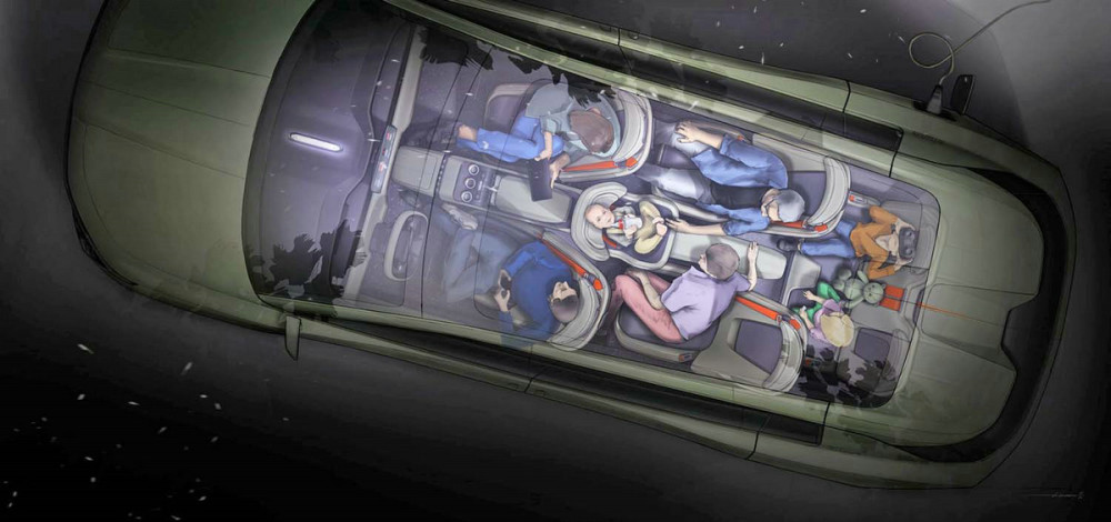三排七座布局，斯柯达VISION7S概念车内饰手稿曝光，有望9月发布