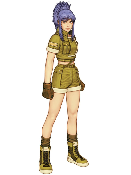 表面上冰山美人,背地里却玩这么大,《拳皇》沉默军士莉安娜