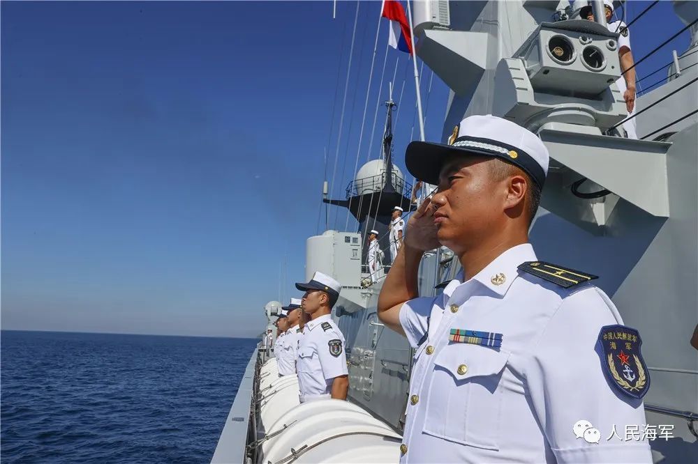 “国际军事比赛-2022”“海洋之杯”水面舰艇专业比赛举行海上开幕式