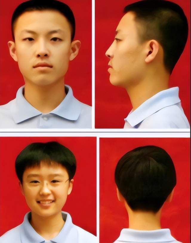 经过了解后,我们得知学校对学生们的发型有非常严格的规定,只见在第三