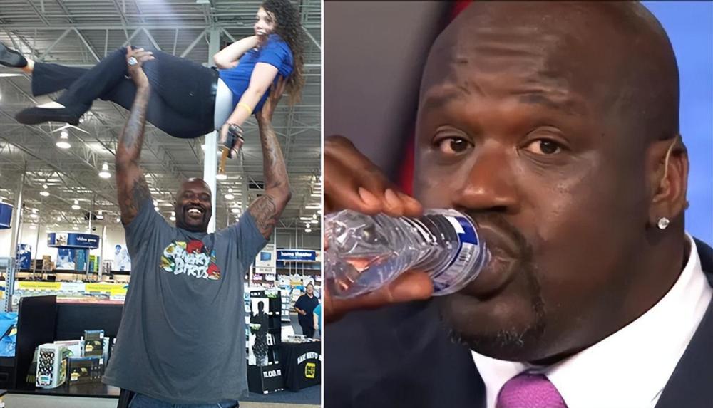 姚明把矿泉水喝成口服液,杜兰特隔着毛巾喝_腾讯新闻