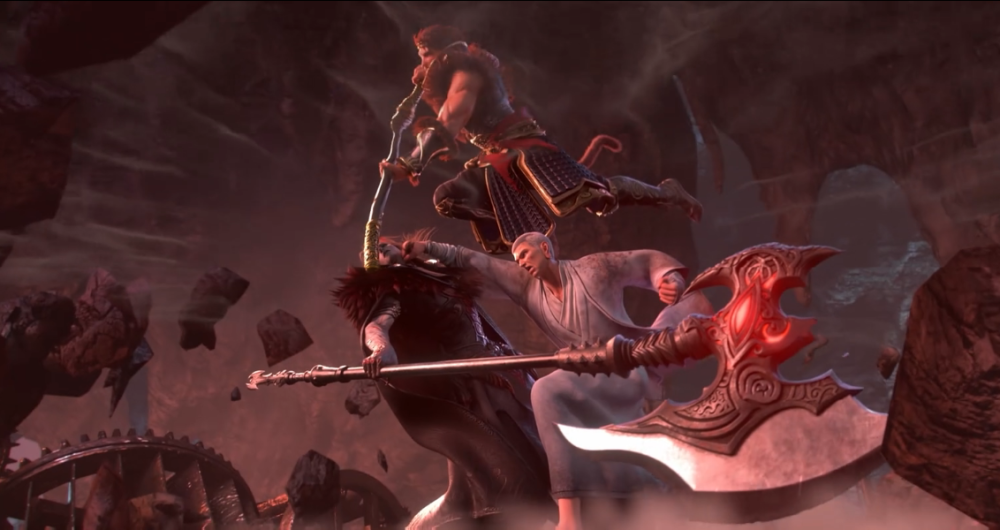 西行纪第二部电影震撼开播,大boss帅气十足,妖精小姐姐美艳动人_腾讯