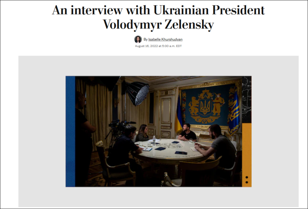 美媒：因向公众隐瞒冲突可能爆发的情报，泽连斯基遭受乌克兰国内猛烈批评