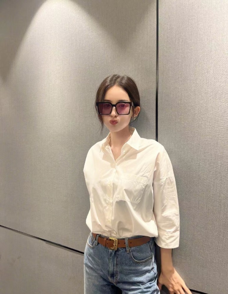 古力娜扎白衬衫穿搭很干净凉爽,配牛仔裤让人眼前一亮插图