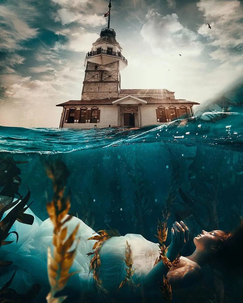 一半现实一半梦境奇幻的超现实摄影仿佛一场视觉盛宴