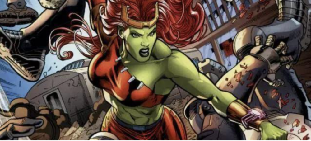 为此,漫画里最终桑德拉和浩克的基因结合,莱拉就此诞生,有意思的是