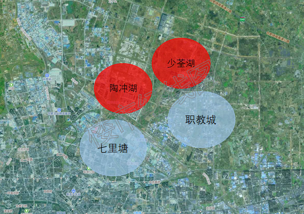 1丨壹少荃湖板塊和陶衝湖板塊均處於合肥東北向遠郊,客官,您更看好誰