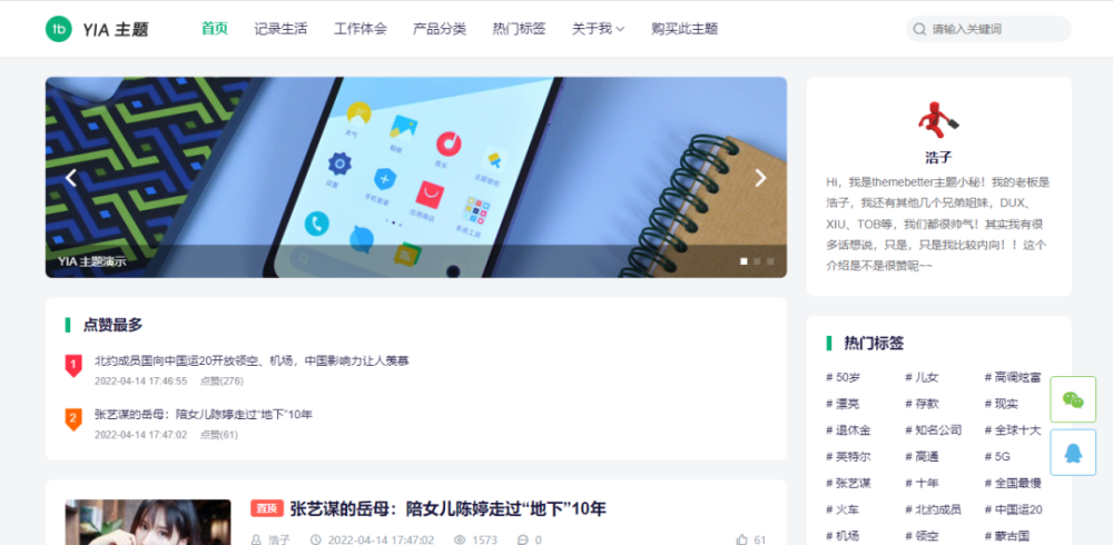 极简风格的免费WordPress主题推荐，第一款超喜欢4