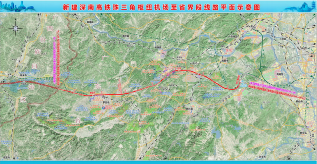 南深高铁北流线路图图片