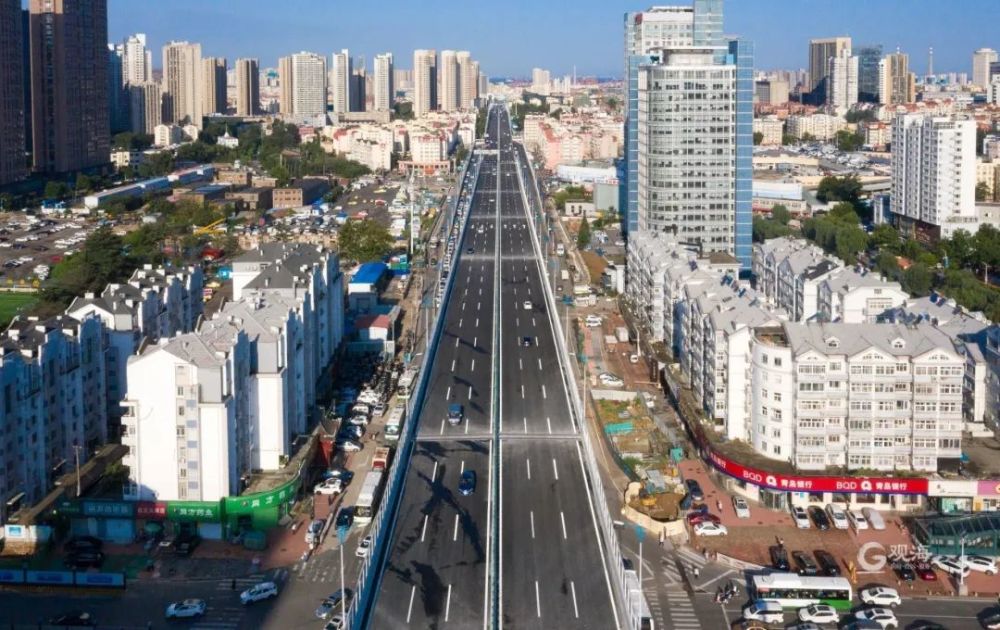 刚刚,青岛主城区这段高架路通车!_腾讯新闻