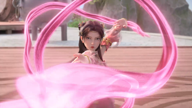 田灵儿对阵朝阳峰申天斗,危急关头张小凡助其作弊