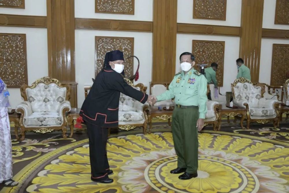 缅甸第二轮和谈正式开始！国管委主席敏昂莱会见武装代表