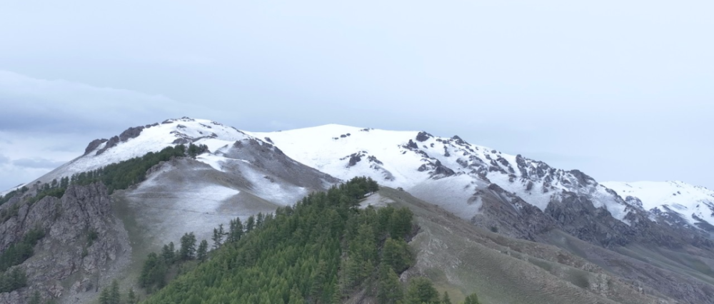 雪已至八月来萨吾尔山感受初雪的快乐