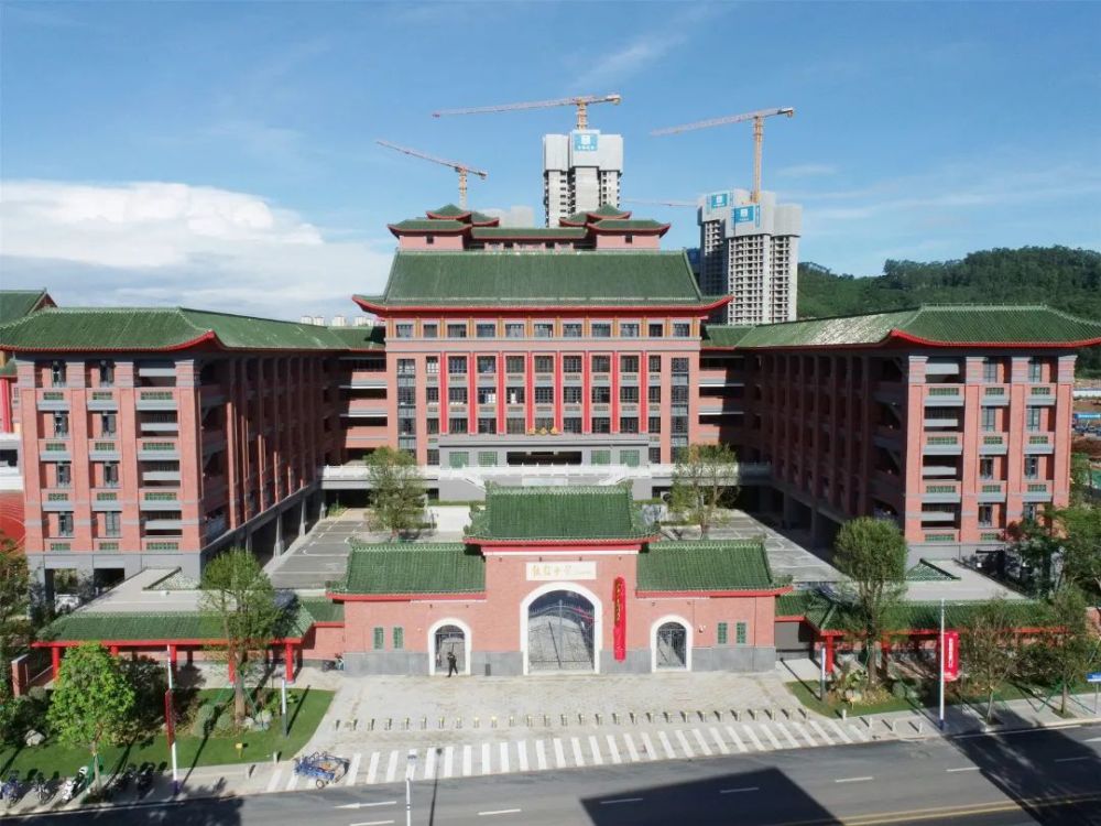 一大波高清图带你"逛"执信中学增城实验学校北校区_腾讯新闻