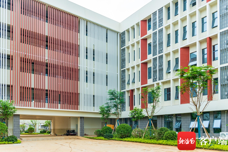 海口江东新区东岸小学项目进入收尾阶段_腾讯新闻