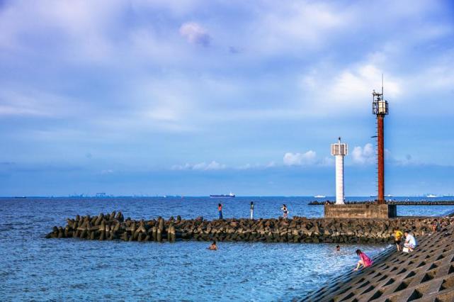 太仓浏河长江口风景区图片