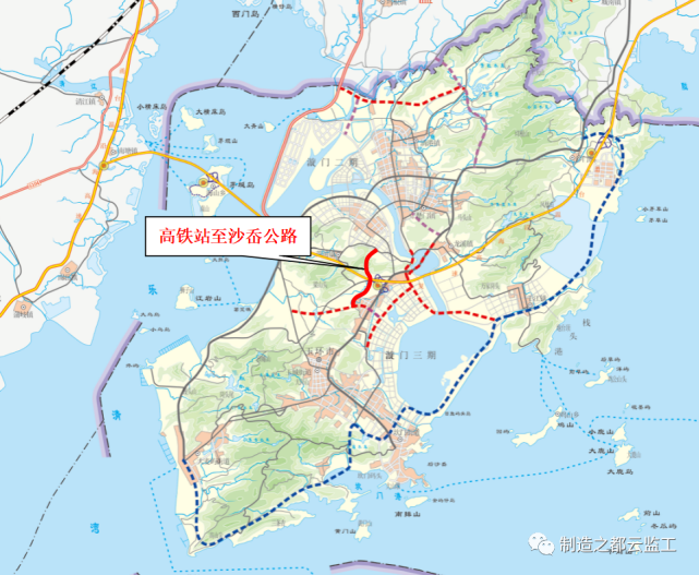 ⑤玉环市高铁站至沙岙公路工程④s20