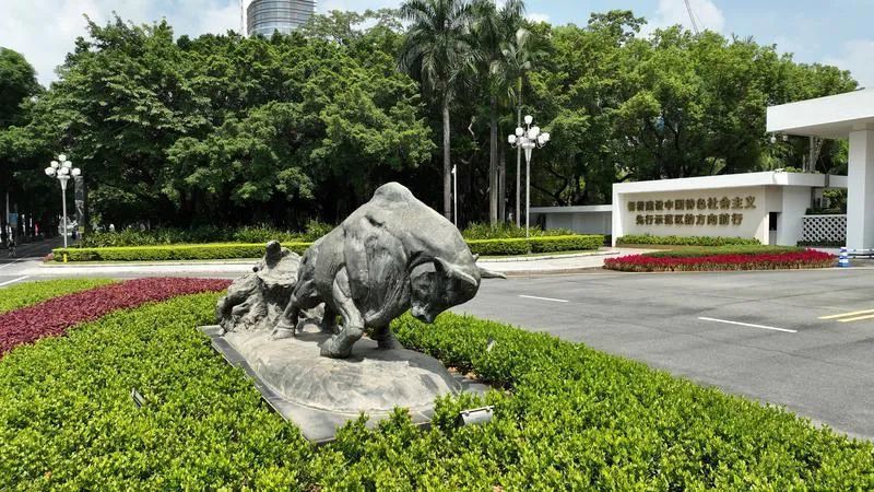 深圳文脉影像志│孺子牛雕塑一座城市的属相