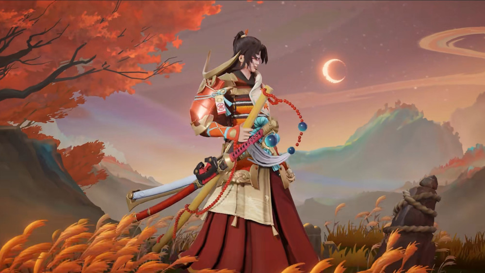 橘右京-枫霜尽限时上架商城,建模特效十分炫酷,让人眼前一亮_腾讯新闻