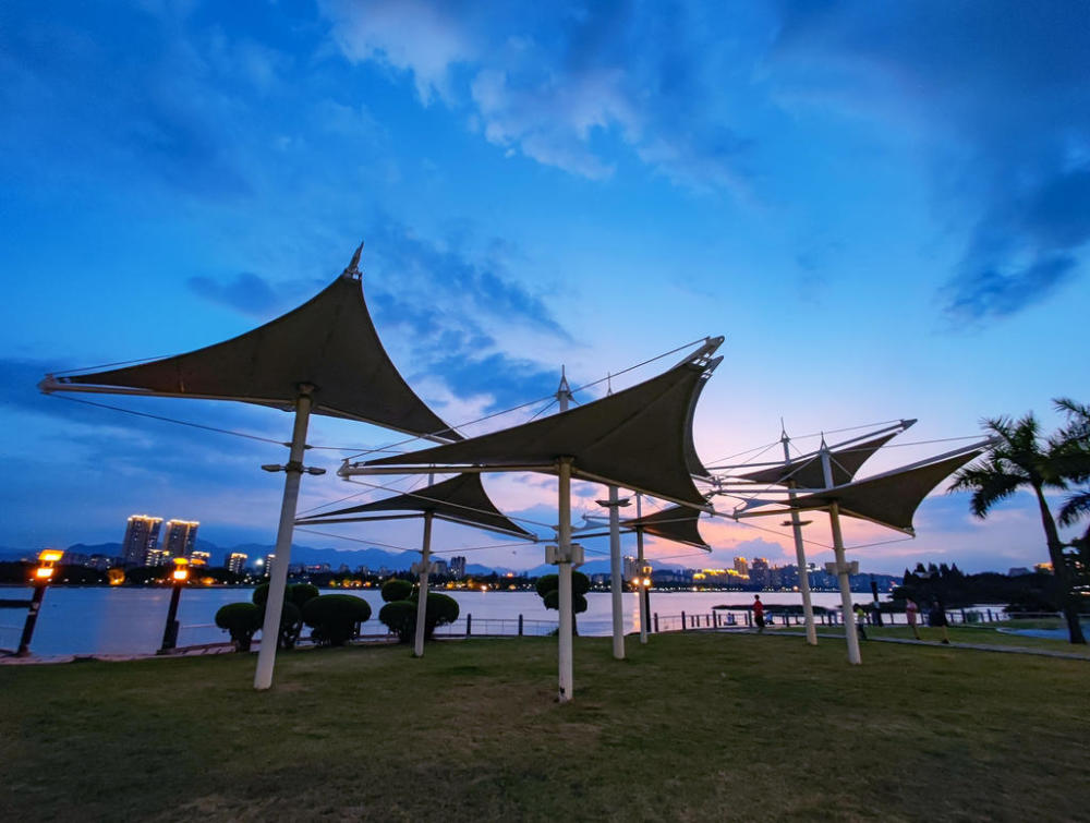 闽江公园黄昏随拍vii_腾讯新闻