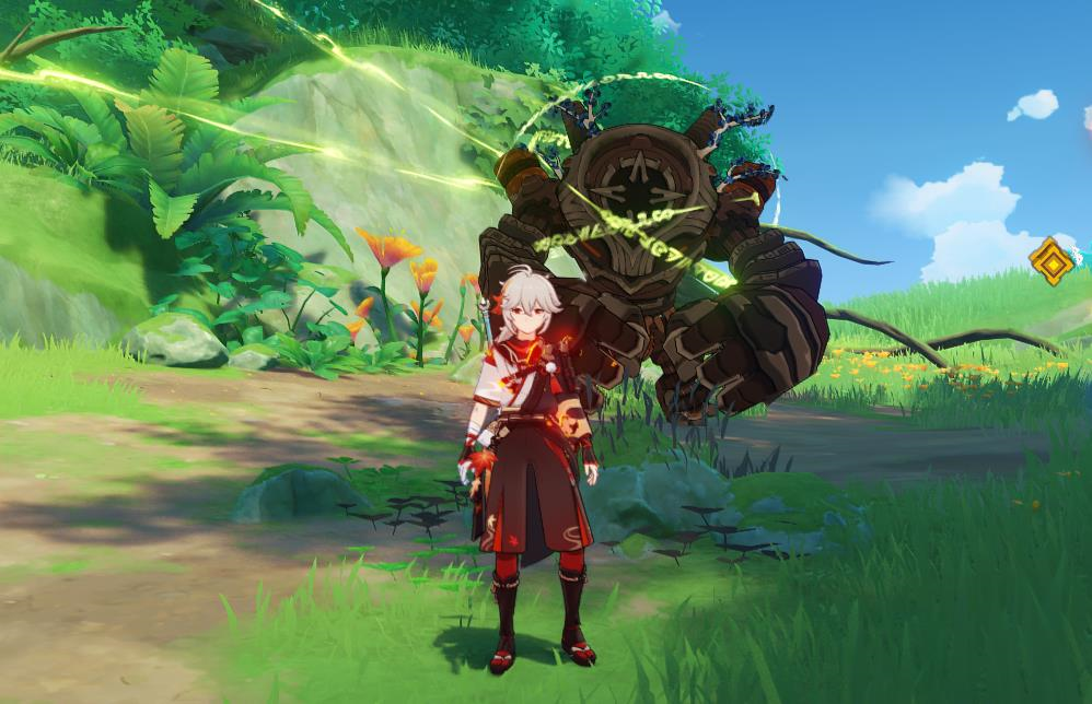 原神:须弥是"巨物恐惧症"玩家的噩梦?这个铁甲小宝也太大了!_腾讯新闻