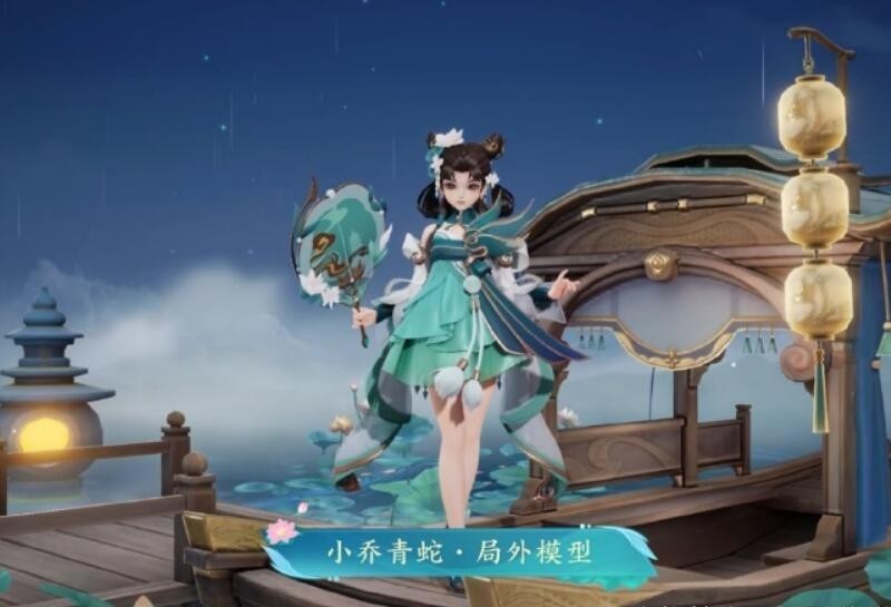 王者荣耀青蛇白蛇优化完成小乔短裙可爱大乔白色长裙太仙了