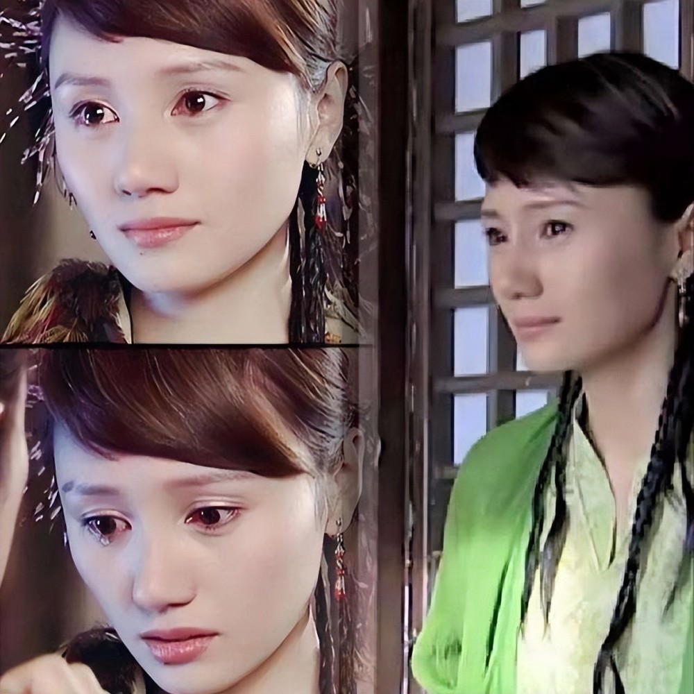 因为顶着一对深深的眼窝 欧式双眼皮,袁泉很少接拍古装剧,但是她出演