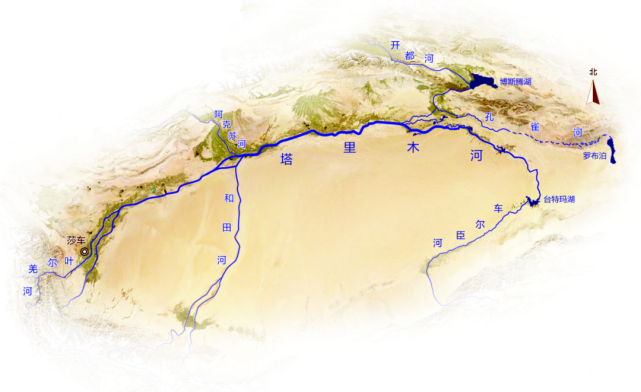 塔里木河年径流量图图片
