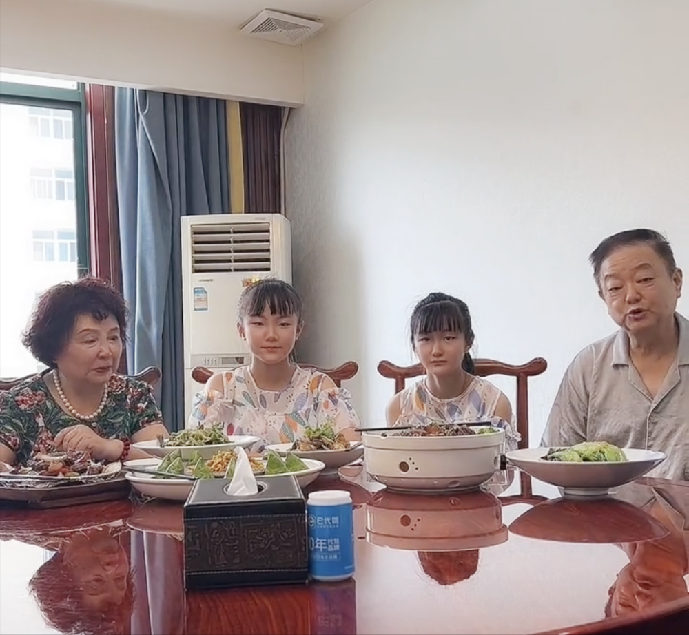 盛海琳:59岁失去女儿,60岁生双胞胎女儿,72岁一家四口幸福美满