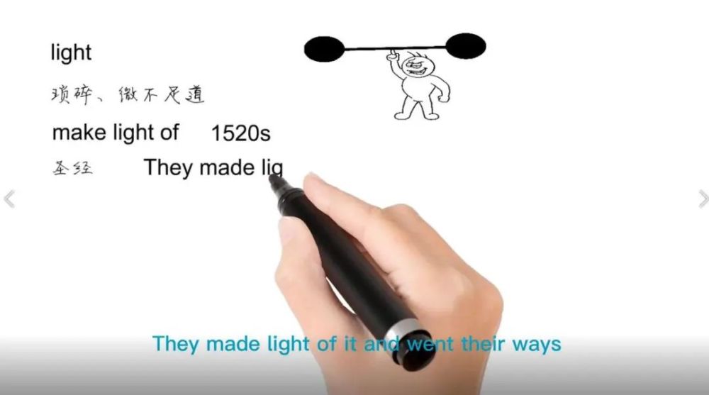 Jason：英语思维解密，为什么make light of表示轻视，轻松学英语_腾讯新闻