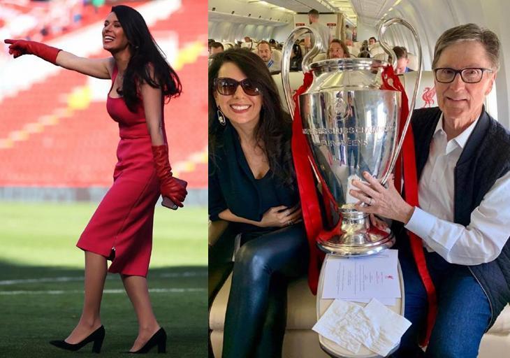 老板约翰亨利和他的妻子琳达·皮祖蒂,一起出现在安菲尔德,球迷们并没