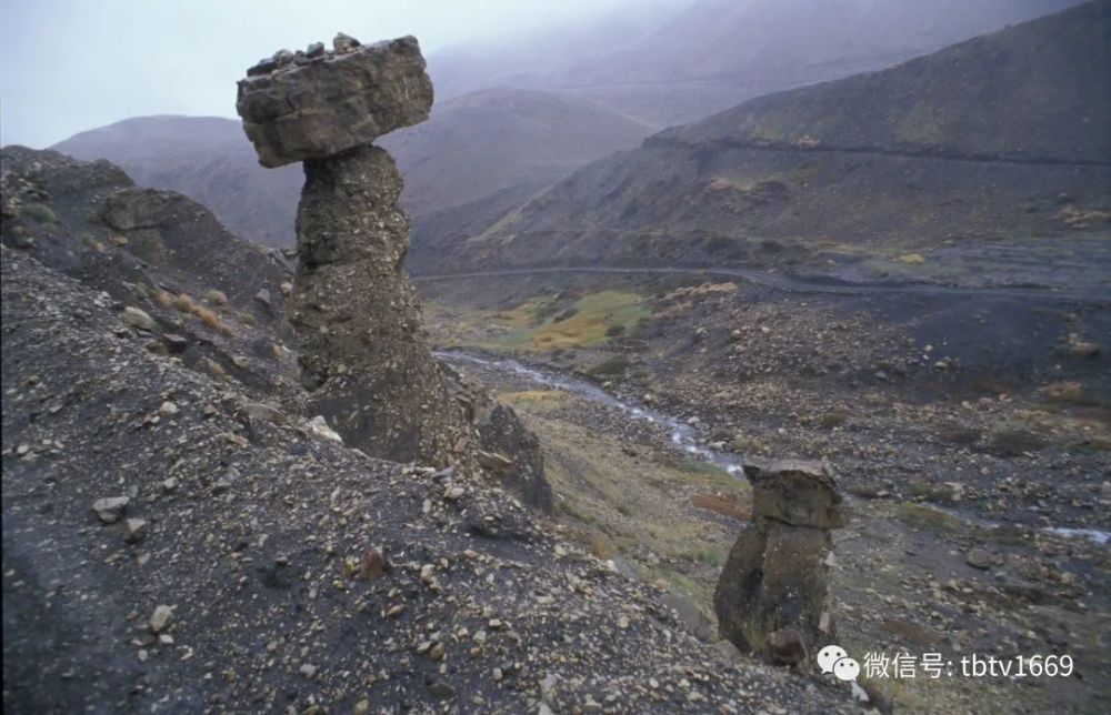 西藏阿里萨让大峡谷的红苹果