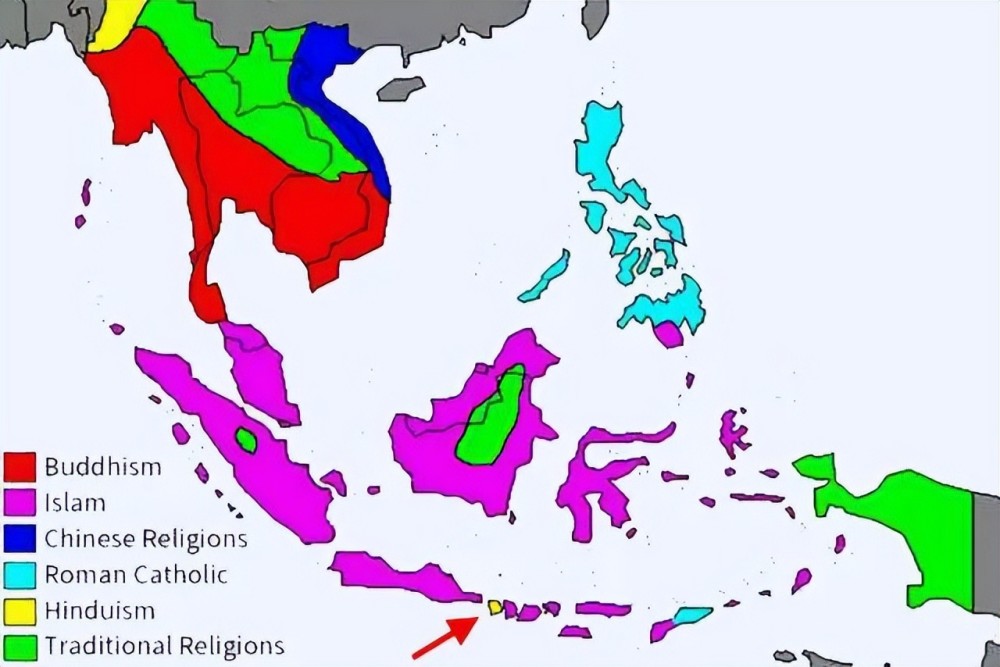 印尼民族分布图图片