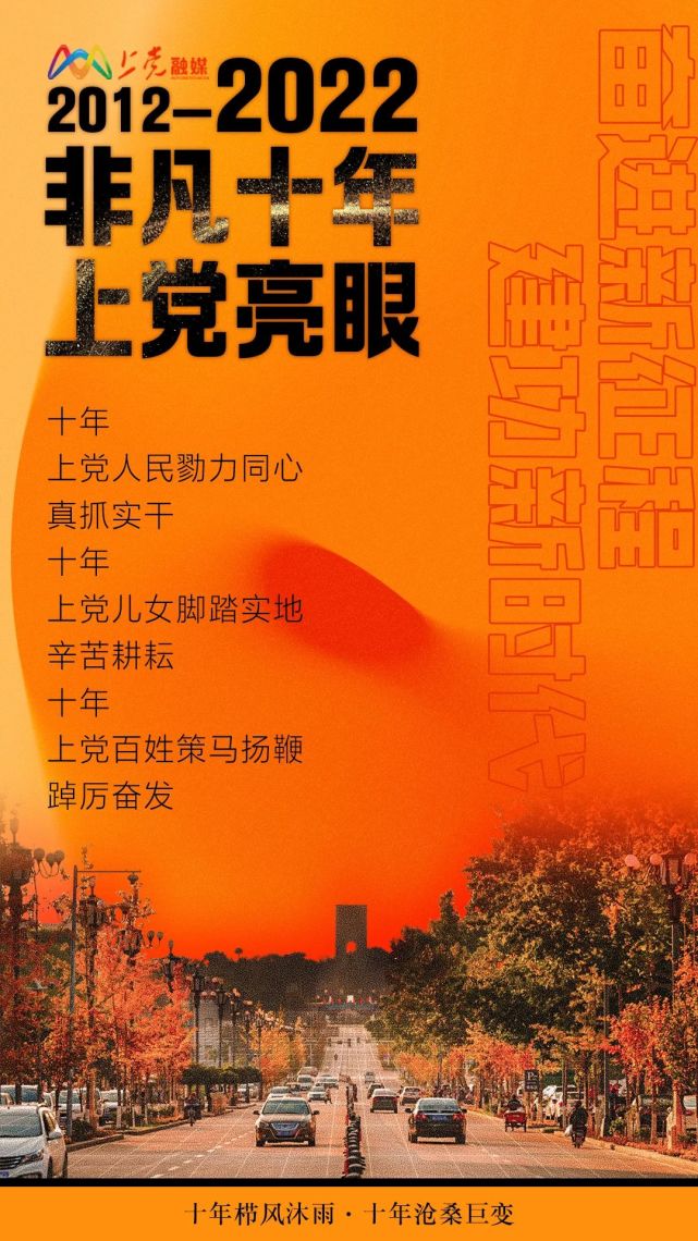 辛勤耕耘十年上党百姓策马扬鞭 踔厉奋发奋进新征程 建功新时代非凡十