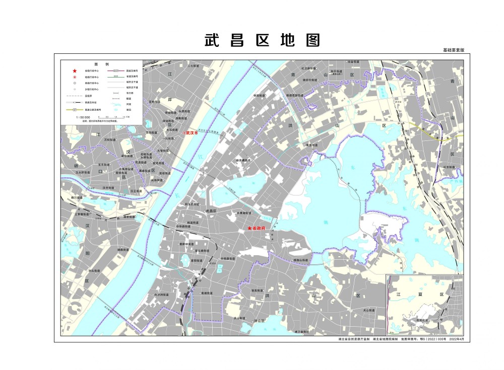 2022年版标准地图发布！来看武汉各区最新、最全地图_腾讯新闻