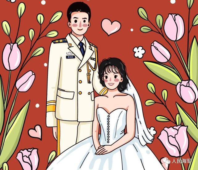 这组军恋漫画,太温馨了