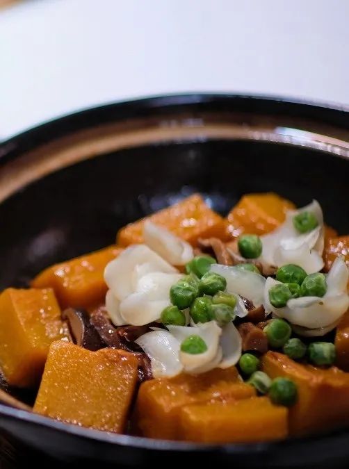 香菇汁砂锅焗南瓜