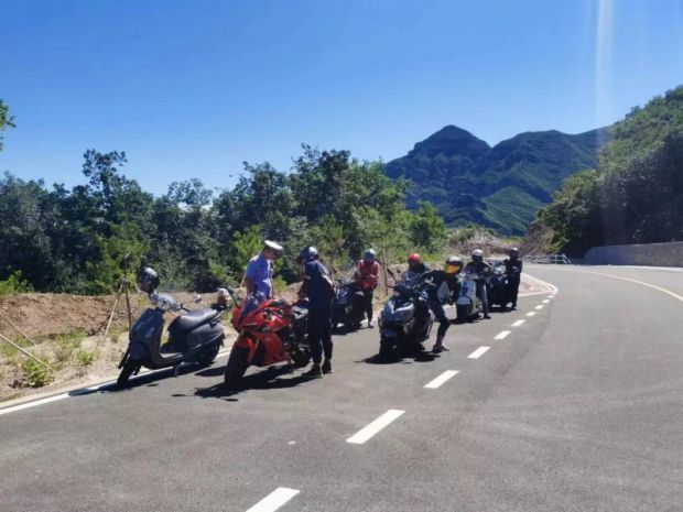 门头沟摩托车跑山路线图片