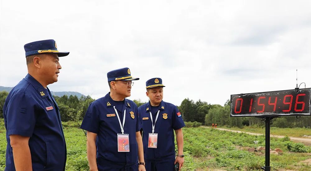 黑龙江省森林消防总队"火焰蓝"灭火专业,特种救援技能比武暨基础训练