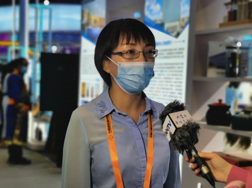 内蒙古自治区商务厅服贸处处长 张丽华:"通过服贸会寻找合作发展机遇