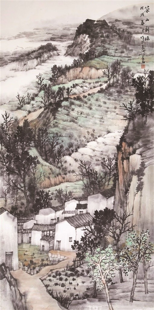 潇湘山水湘西情——读王金石的山水画