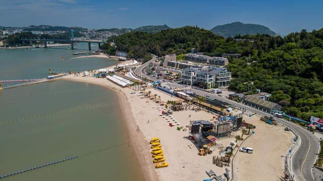 温州洞头旅游韭菜岙沙滩海上活动太好玩了