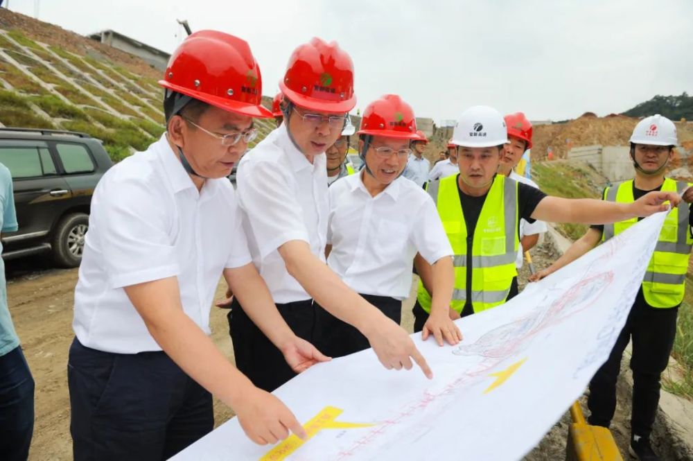 湖南高速集团党委书记董事长马捷调研督查官新高速项目建设